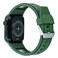 أشرطة ساعة من مطاط السيليكون مقاس 49 ملم لساعة أبل باللون الأخضر الداكن