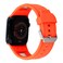 أحزمة ساعة من مطاط السيليكون مقاس 49 ملم لساعة أبل باللون البرتقالي