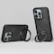 Levelo iPhone 15 Pro Max Verona PC + TPU MagSafe Kickstand Matte Case - Black