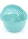 Mixing Bowl w/Colander (Large 4.5L) - Turqoise color