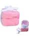 EFEMIR Cute Pink Plush Ring Box Toy, Creative Oversized Love Ring Case, Stuffed Couple Ring Surprise Gift Box, Ideal for Valentine's Day, Wedding &amp; Anniversary Proposals