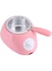 X&amp;Z-XAOY Electric Chocolate Melter Electric Fondue Melter Machine Plastic Hot Chocolate Melting Pot Kitchen Tool With DIY Mould Set (Color : Pink)