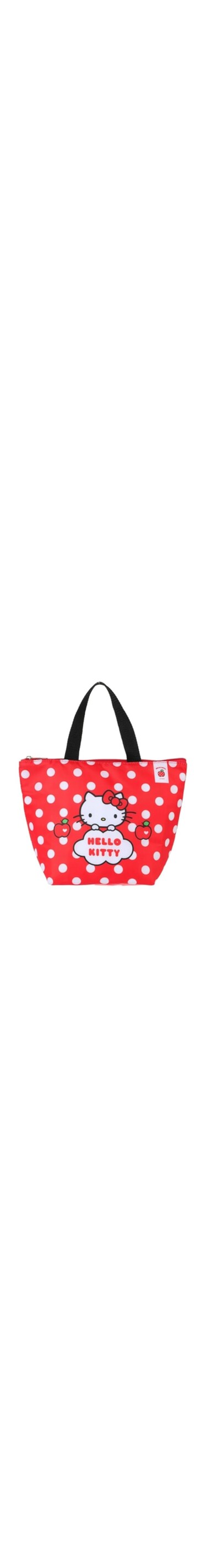 Miniso Hello Kitty Apple Collection Trapezoid Bento Bag - Red - &lrm;25.4X22.5X2.4Cms - Red