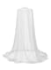 Round Hoop Mosquito Net for Bed, King Size Bed Canopy Hanging Curtain Netting, Princess Round Hoop Sheer Bed Canopy for All Kids Baby Cribs and Adult Beds Fit Twin, Full, Queen (White)