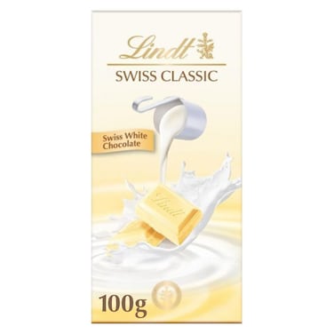 ليندت سويس كلاسيك شوكولاته بيضاء، 100 غرام