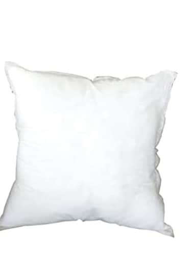 1-Piece Non Woven Cushion Hollow Fiber Polyester White 65x65cm