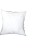 1-Piece Non Woven Cushion Hollow Fiber Polyester White 65x65cm