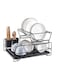 Dish Rack Dish Drying Stand Dish Drainer Plate Rack Dish rake Kitchen Organizer Dish Drying Rack Countertop Large Antibacterial Kitchen Utensils Dish racks Dish Stand