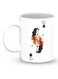 Premium Queen Of Clubs Designer Mug White/Black