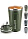 Coffee Mug 12oz - Insulated Coffee Travel Mug Spill Proof with Leakproof Lid Vacuum Stainless Steel Thermos Coffee Tumblers to GO, Reusable Coffee Cup for Men and Women for Hot &amp; Cold Drinks (Green)