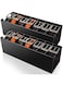 Tatuo 2 Pcs Belt Organizer Acrylic Belt Storage Holder 7 Compartments Christmas Display Case Belt Container Holder for Closet and Drawer, Belt Watch Storage Holder Accessories Gift for Christmas