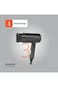 Lifestyle 1200W Foldable Hair Dryer with 3 Heat Settings &amp; Concentrator Nozzle
