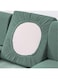 ShunTao Fitted Stretch Sofa Seat Cushion Cover (Large 3-seater, Green)