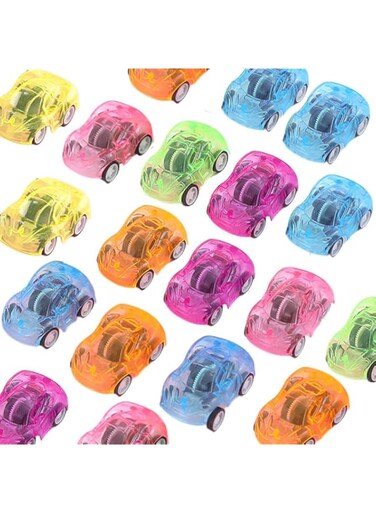 MAKINGTEC 36 Pcs Pull Back Vehicles Mini Car Friction Powered Racing Cars Mini Constructions Trucks for Preschool Toddlers Boys &amp; Girls, Bulk Party Favors, Random Color