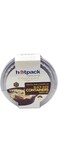 Soft N Cool Hotpack - 5 Pieces Black Base Round Microwavable Container With Lids 24 Ounce