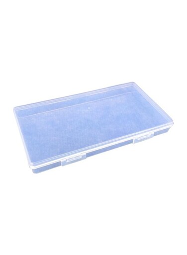Storage Organiser Box Clear 19.5x2.4x10.5cm