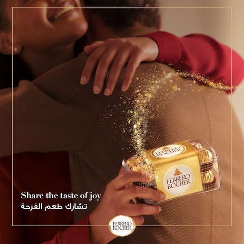 Ferrero Rocher Fine Hazelnut Milk Chocolates 16 Piece Gift Box 200g