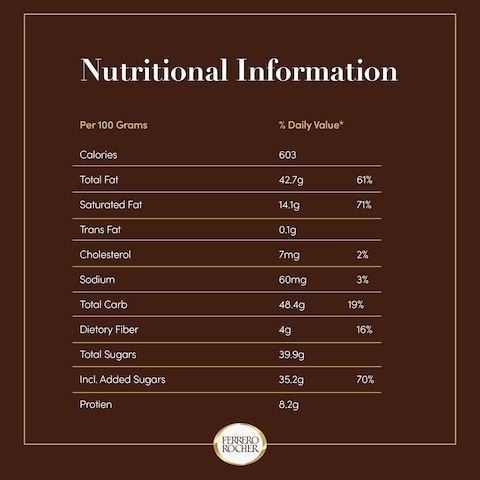 Ferrero Rocher Fine Hazelnut Milk Chocolates 16 Piece Gift Box 200g