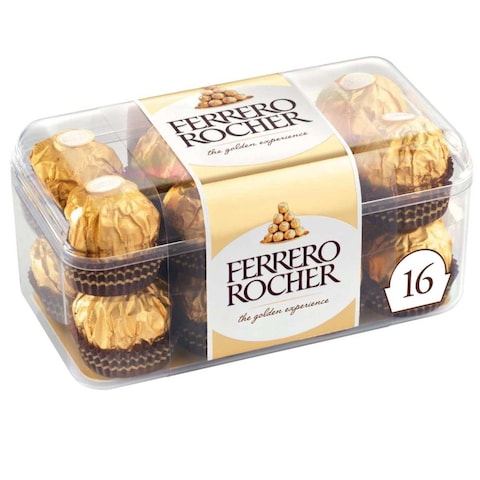 Ferrero Rocher Fine Hazelnut Milk Chocolates 16 Piece Gift Box 200g