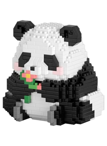 Excefore Micro Building Blocks Animal Set, 3 in 1 Panda Mini Building Blocks, DIY Mini 3D Building Toy Bricks, 720 PCS Micro Mini Panda Building Toy Bricks for Adults, Kids