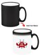 Color Changing Heat Sensitive Ceramic Mug, Image Revealed When HOT Liquid is Added! Little crabby