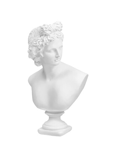Norrclp 12.6in Greek Statue of Apollo, Classic Roman Bust Greek Mythology Sculpture for Home Decor