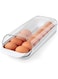 YouCopia FridgeView Rolling Egg Holder, BPA-Free Stackable Eggs Organizer with Removable Tray for Refrigerator Storage