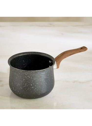 Box Coffee Warmer - Black with Wooden Handle