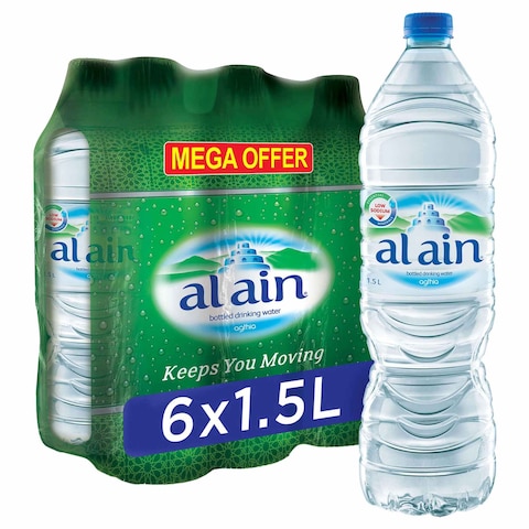 Al Ain Bottled Drinking Water 1.5L Pack of 6