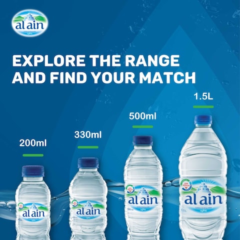 Al Ain Bottled Drinking Water 1.5L Pack of 6
