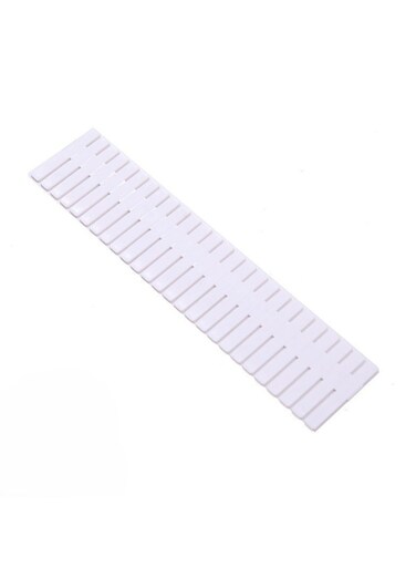 Drawer Organizer Partition Board &acirc;&euro;&ldquo; 47&Atilde;&mdash;7cm Adjustable Divider Grid 4 Pieces White