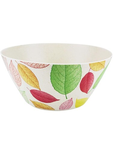 Ecoware Bamboo Fibre Bowl 14x8cm Leaves Design BD-BF-30