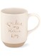 Fringe Studio 429047 Stoneware Mug, Light Taupe