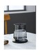 Household Electroplated Spiral Glass Water Cup Grey
