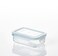 Rectangular Food Container 400 ml Tempered Glass Leakproof Microwave Safe