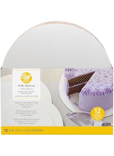 Wilton Cake Board, White, 10 Inch, Wt-2104-102, 12 Pieces