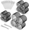 Elaur 24 Pcs Thermal Hair Rollers &amp; Clips, Self Holding Hair Curlers with Clips, Large Rollers for Hair Set, Self Grip Thermal Hair Roller for Long Medium Short Hair Volume Salon Hair