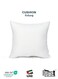 Bedding Throw Pillows Insert Cushion Filler Outer Cover Non Woven Hollowfiber Filling 850 gm Ultra Soft Fiber Size 65x65cm , 25x25inch Cushion Inserts Home Decor White (Pack of 1)