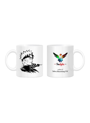 Styles Naruto Uzumaki Minato Printed Mug White/Black