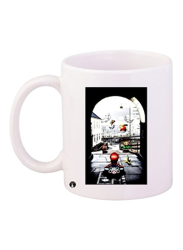 Printed Coffee Mug White/Black/Red