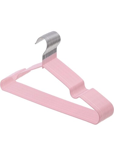 Dot Gift&Acirc;&reg; 30-Pack Metal Hangers Shirt Hangers Wire Hangers 40cm Strong Anti-Slip Hangers Space Saving Rubber Coated Hangers Heavy Duty Hangers
