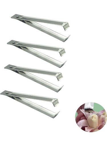 3-piece set of garlic peels, easy to peel kitchen tools