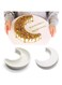 Goodern Ramadan Decorations 3D Moon Shape Silicone Cake Mold Large Moon Crescent Mousse Cake Pan Bread Pizza Baking Molds for Eid Mubarak Islamic Muslim Party Kitchen Bakeware Tools Ramadan Gift
