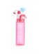 Emopeak 580ML Misting Water Bottle, 20OZ Sports Water Bottle with Spray Mist for Outdoor Hydration, BPA-Free Mist Water Bottle (Pink Frosted, 580ml/20oz)