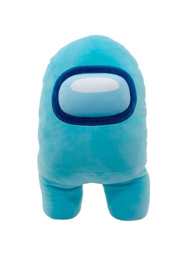 Famosa softies Among Us Plushies, Cyan Orange Pink and Purple, 760021461