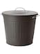 Knodd Bin With Lid Grey