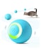 AoMige Interactive Smart Cat Ball,Quiet Cat Toys for Indoor Cats 360&deg; Automatic Rotating Kitten Toys,Intelligent Automatic Mobile Ball USB Charging Pet Toy,Fun Gift for Indoor Cats, Dogs, Pets (Blue)
