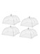 PCS Pop-Up Mesh Food Cover Tents