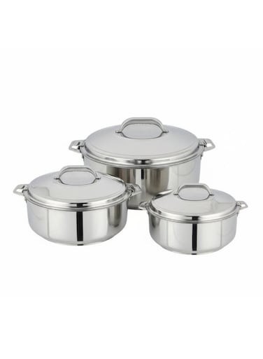Deluxe Hotpot 3-Piece Set 1L/1.5L/2.5L   Premium Insulated Casserole Set   Keeps Food Hot &amp; Fresh