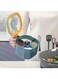 4-in-1 Large Capacity Spice Organizer Set with Lids and Spoons- Durable ABS Material, Perfect For Home Kitchen Organization, Salt Shaker, Combination, Kitchen Storage Solution, Modern Kitchenware, Durable Plastic.
